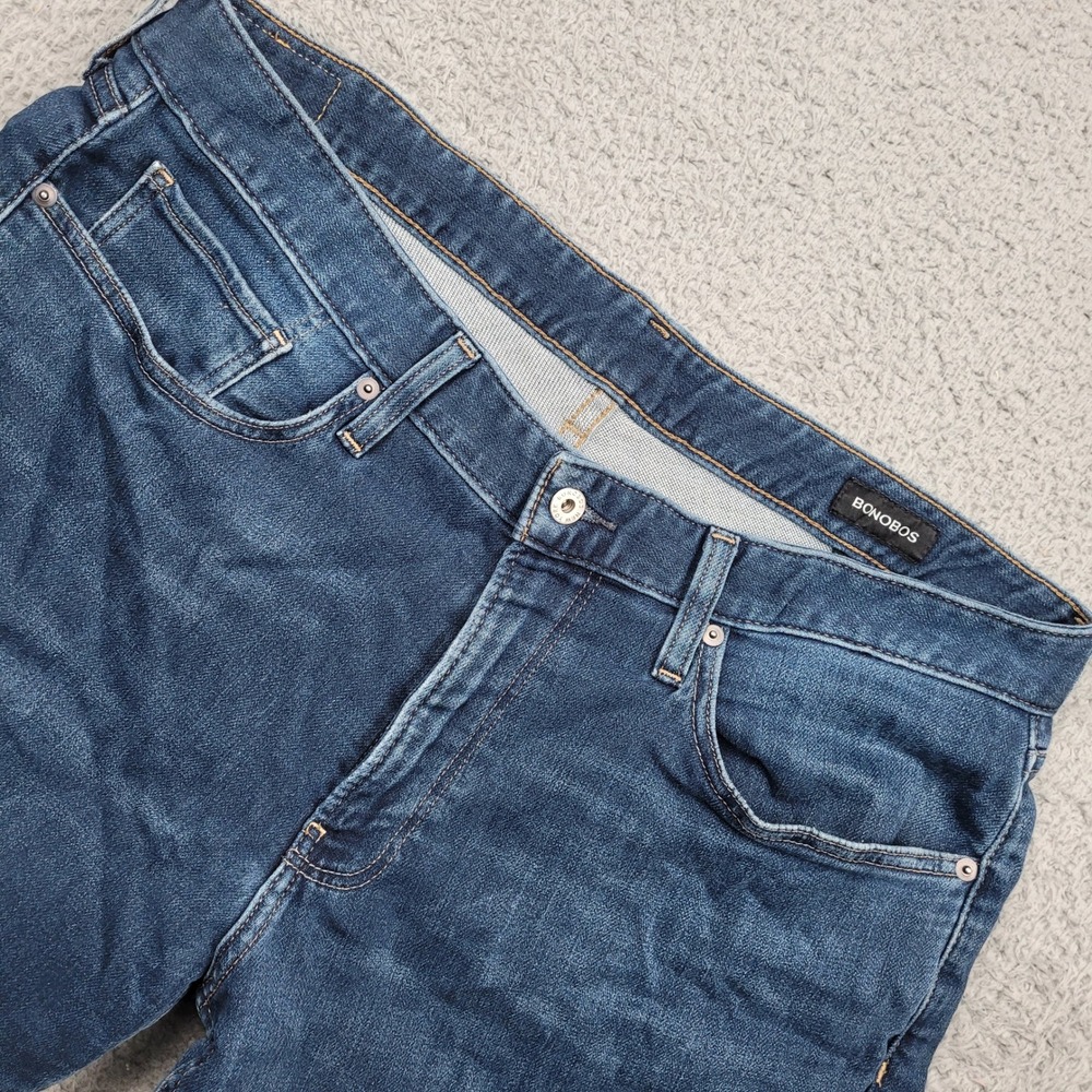 Bonobos Men's Straight Jeans - Dark Blue